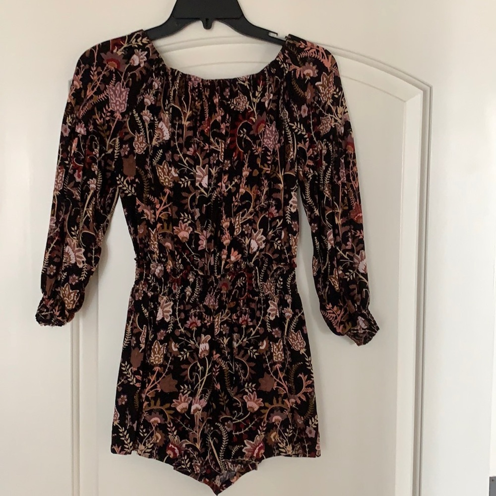 Free People Floral Romper
